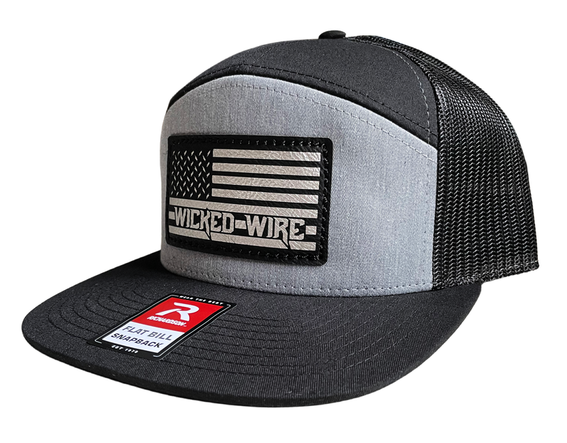 Wicked Flag Patch 7 Panel Snapback