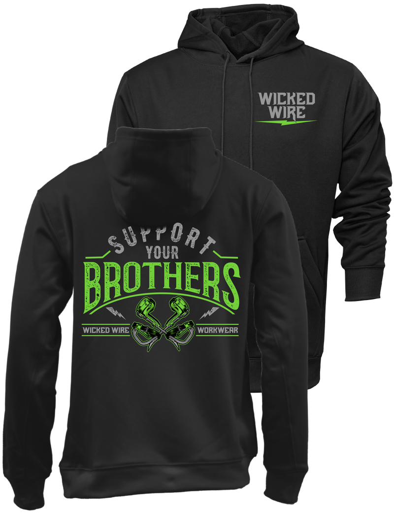Support Your Brothers Performance Hoodie